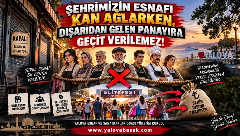 Yalova Esnafından ELITEFEST Tepkisi: “Yerel Esnaf Zor Durumdayken Dışarıdan Gelen Panayıra Geçit Verilemez” 1 Yalova Esnafından ELITEFEST Tepkisi: “Yerel Esnaf Zor Durumdayken Dışarıdan Gelen Panayıra Geçit Verilemez”