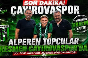 Alperen Topçular Çayırovaspor'da! Gol Kralı Forvet Resmen Yeşil-Siyahlı Formayı Giydi 1 Alperen Topçular Çayırovaspor'da! Gol Kralı Forvet Resmen Yeşil-Siyahlı Formayı Giydi