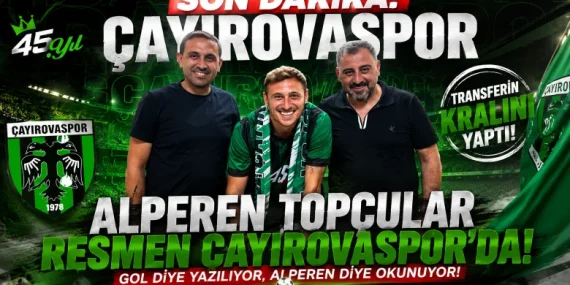 Alperen Topçular Çayırovaspor'da! Gol Kralı Forvet Resmen Yeşil-Siyahlı Formayı Giydi 35 Alperen Topçular Çayırovaspor'da! Gol Kralı Forvet Resmen Yeşil-Siyahlı Formayı Giydi