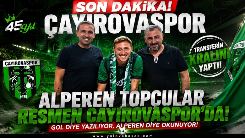 Alperen Topçular Çayırovaspor'da! Gol Kralı Forvet Resmen Yeşil-Siyahlı Formayı Giydi 5 Alperen Topçular Çayırovaspor'da! Gol Kralı Forvet Resmen Yeşil-Siyahlı Formayı Giydi