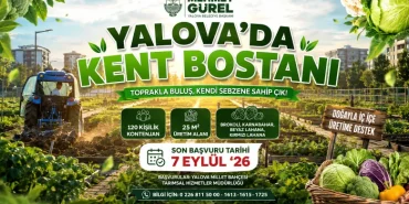 Yalova’da Vatandaşlar Toprakla Buluşuyor: Kent Bostanı İçin Başvurular Başladı 9 Yalova’da Vatandaşlar Toprakla Buluşuyor: Kent Bostanı İçin Başvurular Başladı