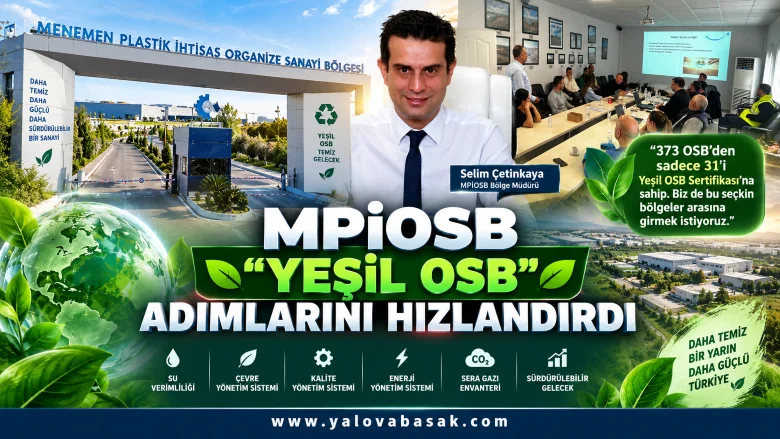 MPİOSB, “Yeşil OSB” hedefi için çalışmalarını hızlandırdı