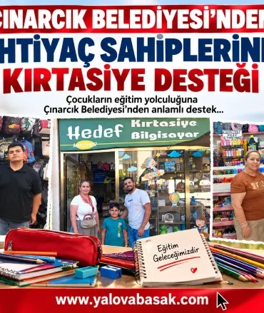 Çınarcık Belediyesi’nden ihtiyaç sahibi öğrencilere kırtasiye desteği 4 Çınarcık Belediyesi’nden ihtiyaç sahibi öğrencilere kırtasiye desteği