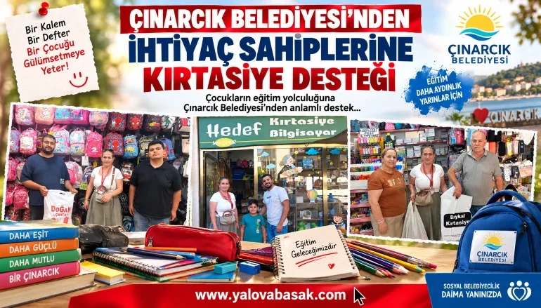 Çınarcık Belediyesi’nden ihtiyaç sahibi öğrencilere kırtasiye desteği 6 Çınarcık Belediyesi’nden ihtiyaç sahibi öğrencilere kırtasiye desteği