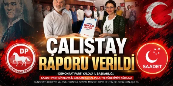 Demokrat Parti Yalova İl Başkanlığı’nda Gündem Türkiye ve Yalova: Çalıştay Raporu Takdim Edildi 14 Demokrat Parti Yalova İl Başkanlığı’nda Gündem Türkiye ve Yalova: Çalıştay Raporu Takdim Edildi