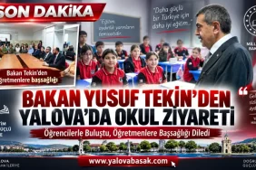 Bakan Tekin’den Yalova’da okul ziyareti 5 Bakan Tekin’den Yalova’da okul ziyareti