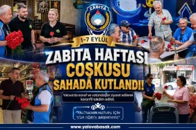 Yalova’da Zabıta Haftası’na Anlamlı Kutlama: Esnaf ve Vatandaşlara Karanfil