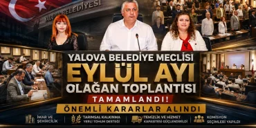 Yalova Belediye Meclisi Eylül Ayı Toplantısını Tamamladı: Kentin Geleceğine Yön Verecek Kararlar Alındı 102 Yalova Belediye Meclisi Eylül Ayı Toplantısını Tamamladı: Kentin Geleceğine Yön Verecek Kararlar Alındı