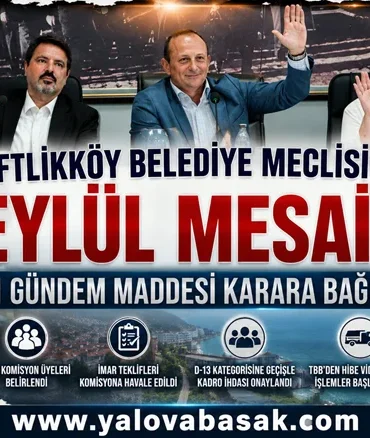 Çiftlikköy Belediye Meclisi’nde Eylül Mesaisi: 11 Gündem Maddesi Karara Bağlandı 3 Çiftlikköy Belediye Meclisi’nde Eylül Mesaisi: 11 Gündem Maddesi Karara Bağlandı