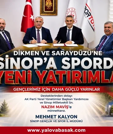 Sinop’un İlçelerine Yeni Spor Yatırımları: Dikmen ve Saraydüzü’ne Müjde