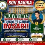 Yalova Hafız İmam Hatip Ortaokulu'ndan Çifte Türkiye Birinciliği! YKS 2026 ve LGS'de Büyük Başarı