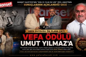 Manşet Gazetesi’nin Son 25 Yılın En’leri Gecesinde Duygu Dolu Anlar: Rüstem Yılmaz’ın Ödülü Oğluna Takdim Edildi