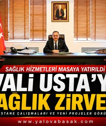 Yalova'da Sağlık Zirvesi: Vali Ahmet Hamdi Usta'ya Sağlık Hizmetleri ve Hastane Çalışmaları Sunuldu 13 Yalova'da Sağlık Zirvesi: Vali Ahmet Hamdi Usta'ya Sağlık Hizmetleri ve Hastane Çalışmaları Sunuldu
