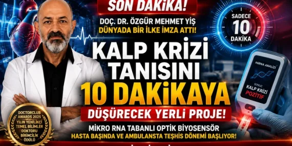 Kalp Krizi Tanısını 10 Dakikaya Düşürecek Yerli Proje! Dünyada Bir İlk Olacak MikroRNA Tabanlı Biyosensör Geliştirildi 12 Kalp Krizi Tanısını 10 Dakikaya Düşürecek Yerli Proje! Dünyada Bir İlk Olacak MikroRNA Tabanlı Biyosensör Geliştirildi
