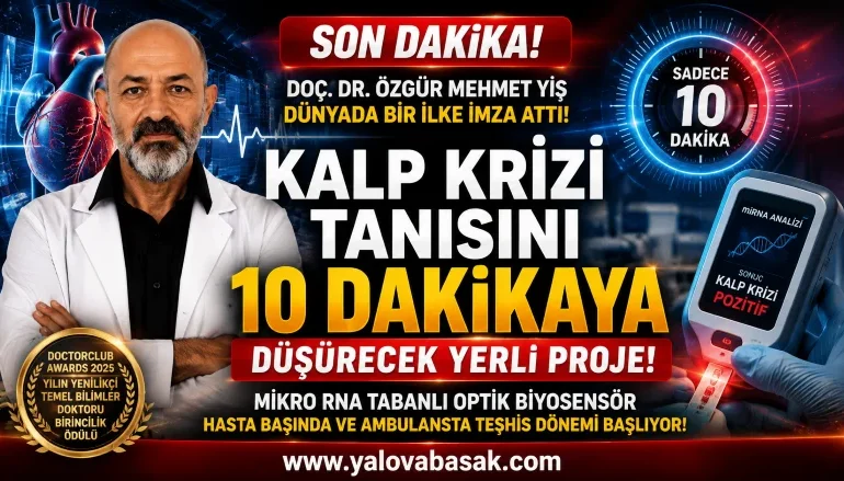 Kalp Krizi Tanısını 10 Dakikaya Düşürecek Yerli Proje! Dünyada Bir İlk Olacak MikroRNA Tabanlı Biyosensör Geliştirildi