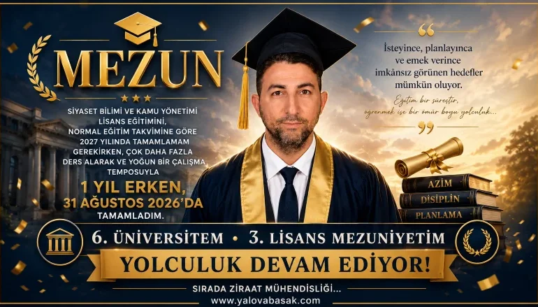 Bir Yılda Büyük Başarı: Ersin Tanrıkulu 6. Üniversitesini, 3. Lisans Diplomasını Aldı 6 Bir Yılda Büyük Başarı: Ersin Tanrıkulu 6. Üniversitesini, 3. Lisans Diplomasını Aldı