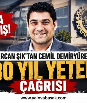 YTSO’da dikkat çeken çıkış: Sercan Şık’tan Cemil Demiryürek’e “30 yıl yeter” çağrısı