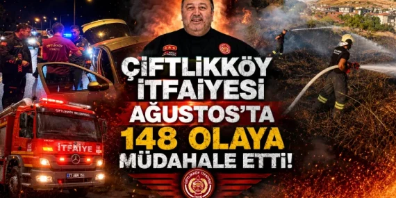 Çiftlikköy İtfaiyesi Ağustos’ta 148 Olaya Müdahale Etti 20 Çiftlikköy İtfaiyesi Ağustos’ta 148 Olaya Müdahale Etti