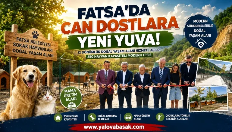 Fatsa’da Sokak Hayvanları İçin Yeni Yaşam Alanı: 350 Can Dostu Güvenli Yuvaya Kavuşacak 1 Fatsa’da Sokak Hayvanları İçin Yeni Yaşam Alanı: 350 Can Dostu Güvenli Yuvaya Kavuşacak