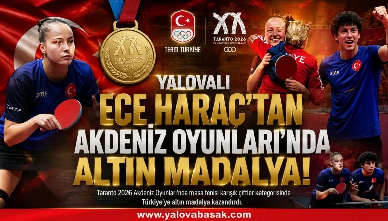 Yalova’nın Gururu Ece Haraç, Akdeniz Oyunları’nda Türkiye’ye Altın Madalya Kazandırdı! 6 Yalova’nın Gururu Ece Haraç, Akdeniz Oyunları’nda Türkiye’ye Altın Madalya Kazandırdı!