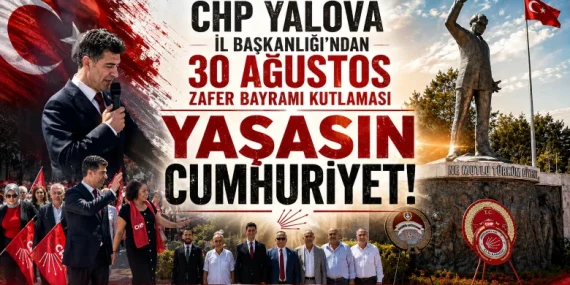 CHP Yalova’dan 30 Ağustos mesajı: “Yaşasın Cumhuriyet” 11 CHP Yalova’dan 30 Ağustos mesajı: “Yaşasın Cumhuriyet”