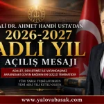 VALİ USTA’DAN 2026-2027 ADLİ YIL MESAJI: 26 VALİ USTA’DAN 2026-2027 ADLİ YIL MESAJI: