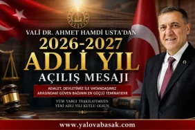 VALİ USTA’DAN 2026-2027 ADLİ YIL MESAJI: 38 VALİ USTA’DAN 2026-2027 ADLİ YIL MESAJI: