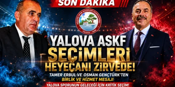 Yalova ASKF Seçimlerinde Heyecan Zirvede: Tamer Erbul ve Osman Gençtürk'ten Birlik Mesajı 17 Yalova ASKF Seçimlerinde Heyecan Zirvede: Tamer Erbul ve Osman Gençtürk'ten Birlik Mesajı