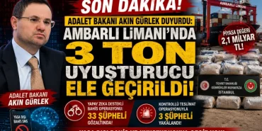 Ambarlı Limanı'nda 3 Ton Uyuşturucu Ele Geçirildi: Yapay Zeka Destekli Bahis Operasyonunda 33 Gözaltı