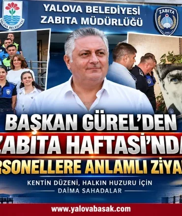 Başkan Gürel’den Zabıta Haftası’nda Personellere Anlamlı Ziyaret 5 Başkan Gürel’den Zabıta Haftası’nda Personellere Anlamlı Ziyaret