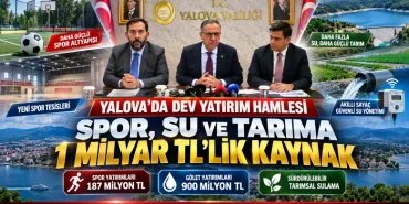 Yalova’da 1 Milyar TL’lik Yatırım Hamlesi: Spor, Su ve Tarıma Büyük Kaynak 80 Yalova’da 1 Milyar TL’lik Yatırım Hamlesi: Spor, Su ve Tarıma Büyük Kaynak