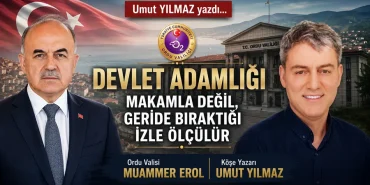 Devlet Adamlığı Makamla Değil, Geride Bıraktığı İzle Ölçülür 70 Devlet Adamlığı Makamla Değil, Geride Bıraktığı İzle Ölçülür