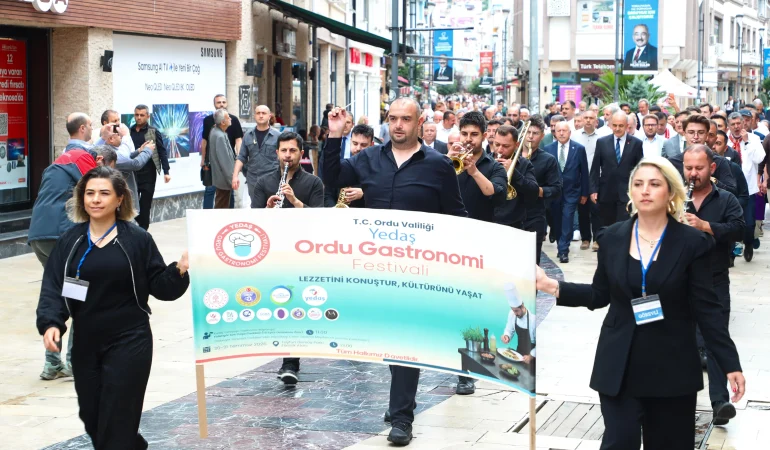 YEDAŞ Ordu Gastronomi Festivali Coşkuyla Başladı: Ordu Mutfağı Dünya Vitrinine Çıkıyor