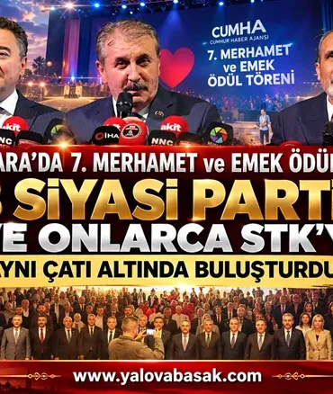 Ankara’da 7. Merhamet ve Emek Ödülleri: 28 Siyasi Parti ve Onlarca STK Aynı Çatı Altında Buluştu