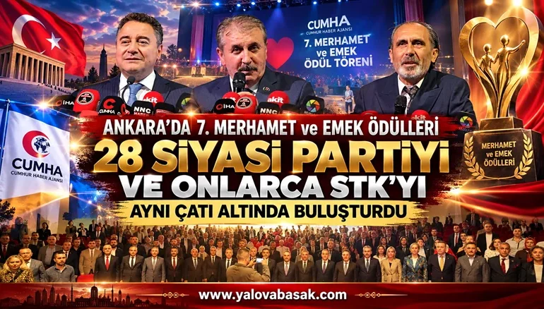 Ankara’da 7. Merhamet ve Emek Ödülleri: 28 Siyasi Parti ve Onlarca STK Aynı Çatı Altında Buluştu 1 Ankara’da 7. Merhamet ve Emek Ödülleri: 28 Siyasi Parti ve Onlarca STK Aynı Çatı Altında Buluştu