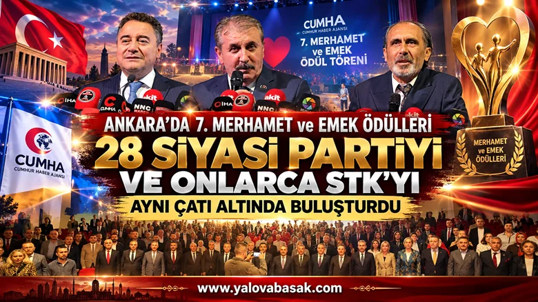 Ankara’da 7. Merhamet ve Emek Ödülleri: 28 Siyasi Parti ve Onlarca STK Aynı Çatı Altında Buluştu