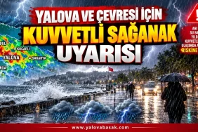 Yalova ve Çevresi İçin Kuvvetli Sağanak Uyarısı 4 Yalova ve Çevresi İçin Kuvvetli Sağanak Uyarısı