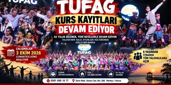 TUFAG’TA 2026-2027 DÖNEMİ KURS KAYITLARI DEVAM EDİYOR 11 TUFAG’TA 2026-2027 DÖNEMİ KURS KAYITLARI DEVAM EDİYOR