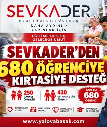 SEVKADER’den Yalova’da 680 Öğrenciye Büyük Eğitim Desteği 3 SEVKADER’den Yalova’da 680 Öğrenciye Büyük Eğitim Desteği