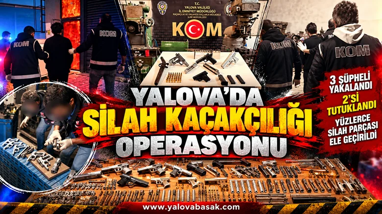 Yalova’da Silah Kaçakçılığı Operasyonu: 2 Şüpheli Tutuklandı!