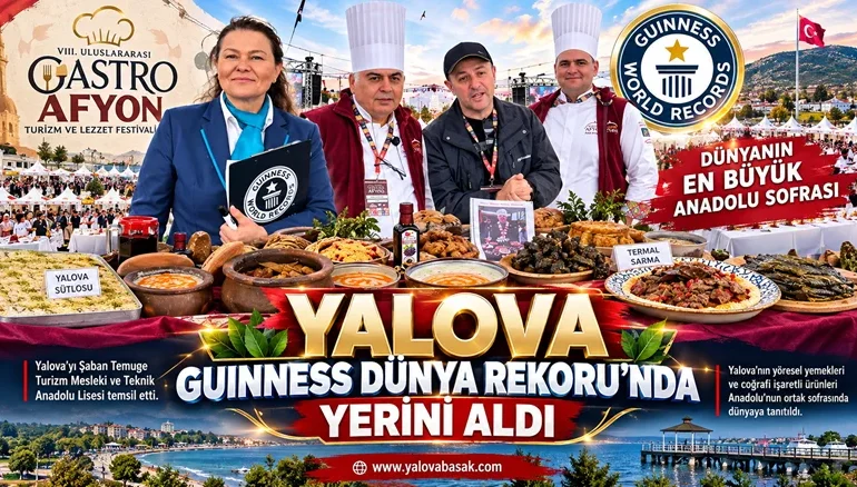 Yalova, Guinness Dünya Rekoru’nda Yerini Aldı 1 Yalova, Guinness Dünya Rekoru’nda Yerini Aldı