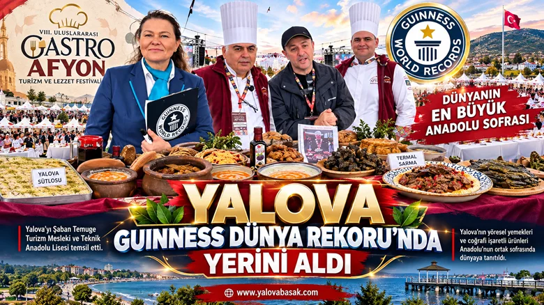 Yalova, Guinness Dünya Rekoru’nda Yerini Aldı