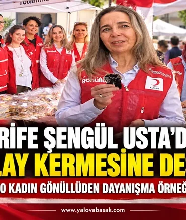 Şerife Şengül Usta’dan Kızılay Kermesine Anlamlı Destek 2 Şerife Şengül Usta’dan Kızılay Kermesine Anlamlı Destek