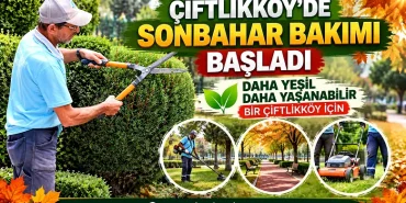 Çiftlikköy’de Sonbahar Bakımı Başladı: Yeşil Alanlar Yenileniyor 11 Çiftlikköy’de Sonbahar Bakımı Başladı: Yeşil Alanlar Yenileniyor