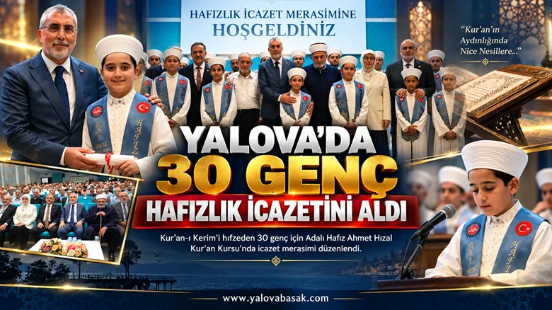 Yalova’da 30 Genç Hafızlık İcazetini Aldı