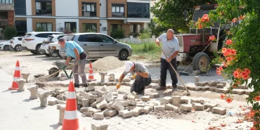Çiftlikköy’de Temmuz Ayında 7 Bin Metrekarelik Parke Yol Çalışması 92 Çiftlikköy’de Temmuz Ayında 7 Bin Metrekarelik Parke Yol Çalışması