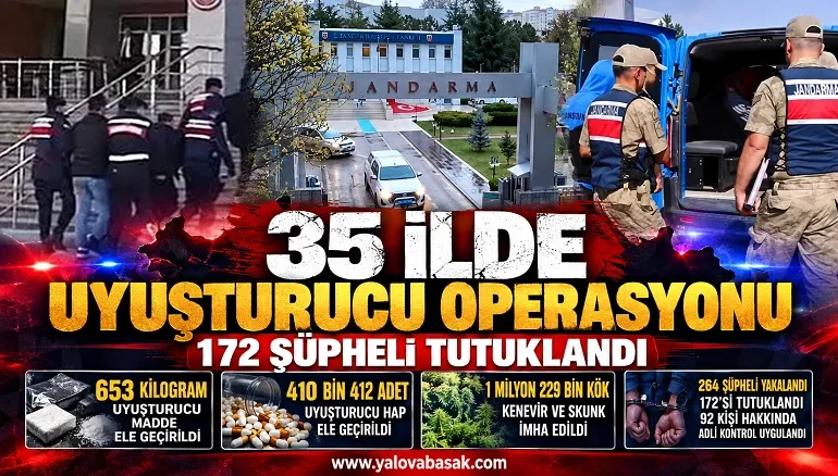 35 İlde Uyuşturucu Operasyonu: 172 Şüpheli Tutuklandı 7 35 İlde Uyuşturucu Operasyonu: 172 Şüpheli Tutuklandı