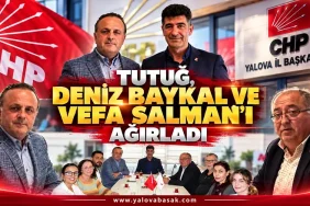 Tutuğ, Deniz Baykal ve Vefa Salman’ı İl Başkanlığı’nda Ağırladı