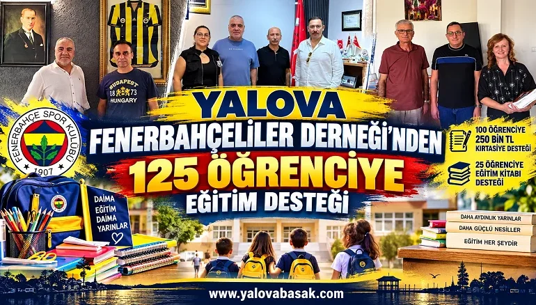 Yalova Fenerbahçeliler Derneği’nden 125 Öğrenciye Eğitim Desteği 5 Yalova Fenerbahçeliler Derneği’nden 125 Öğrenciye Eğitim Desteği