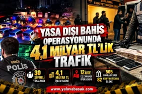 Yasa Dışı Bahis Operasyonunda 4,1 Milyar TL’lik Trafik 15 Yasa Dışı Bahis Operasyonunda 4,1 Milyar TL’lik Trafik